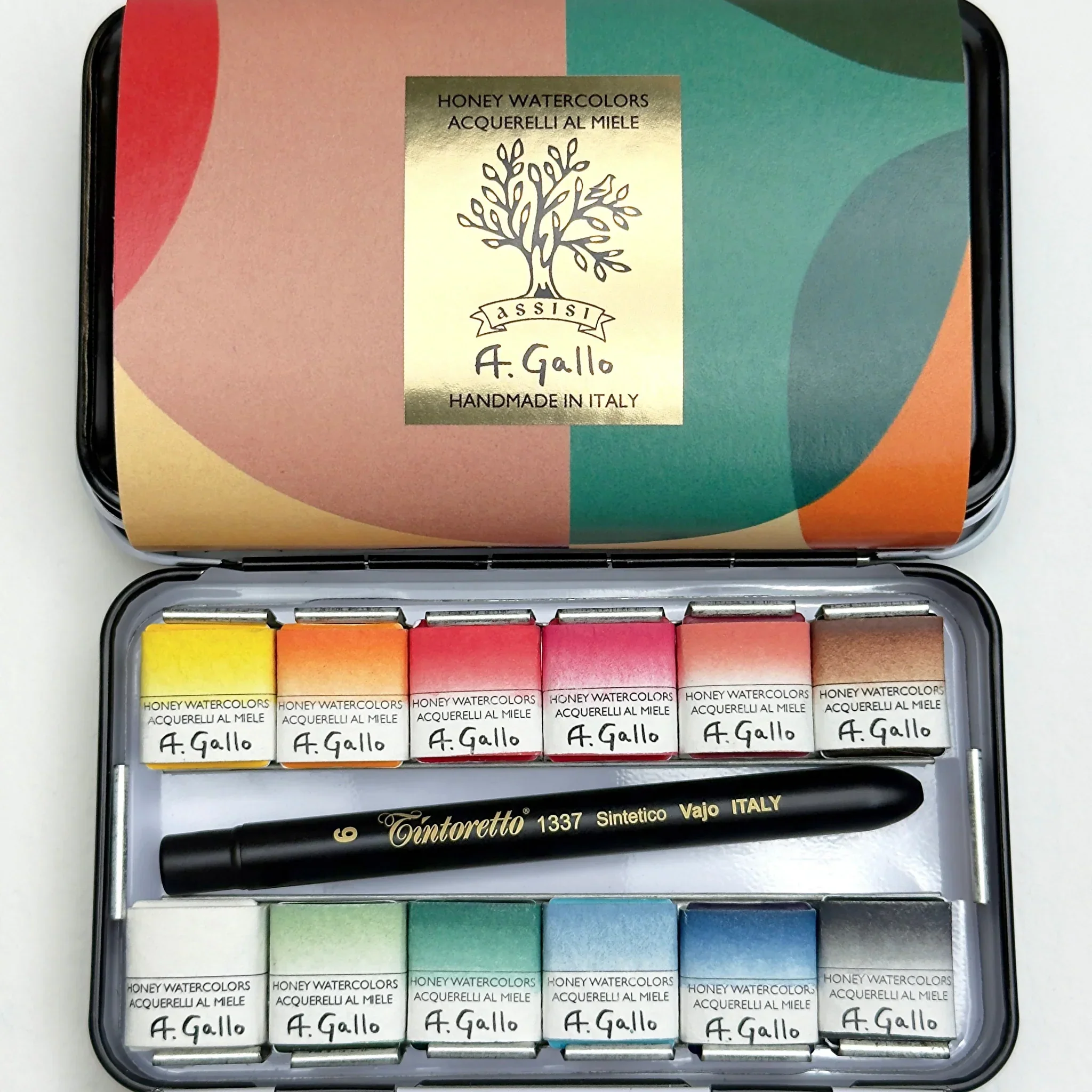 Mid-Century 12 - Handmade watercolor set - Image 3