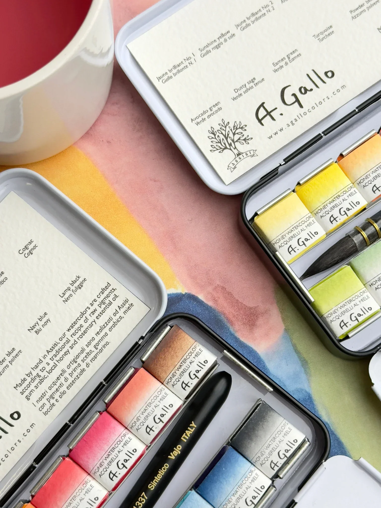 Mid-Century 24 - Handmade watercolor set - Image 8