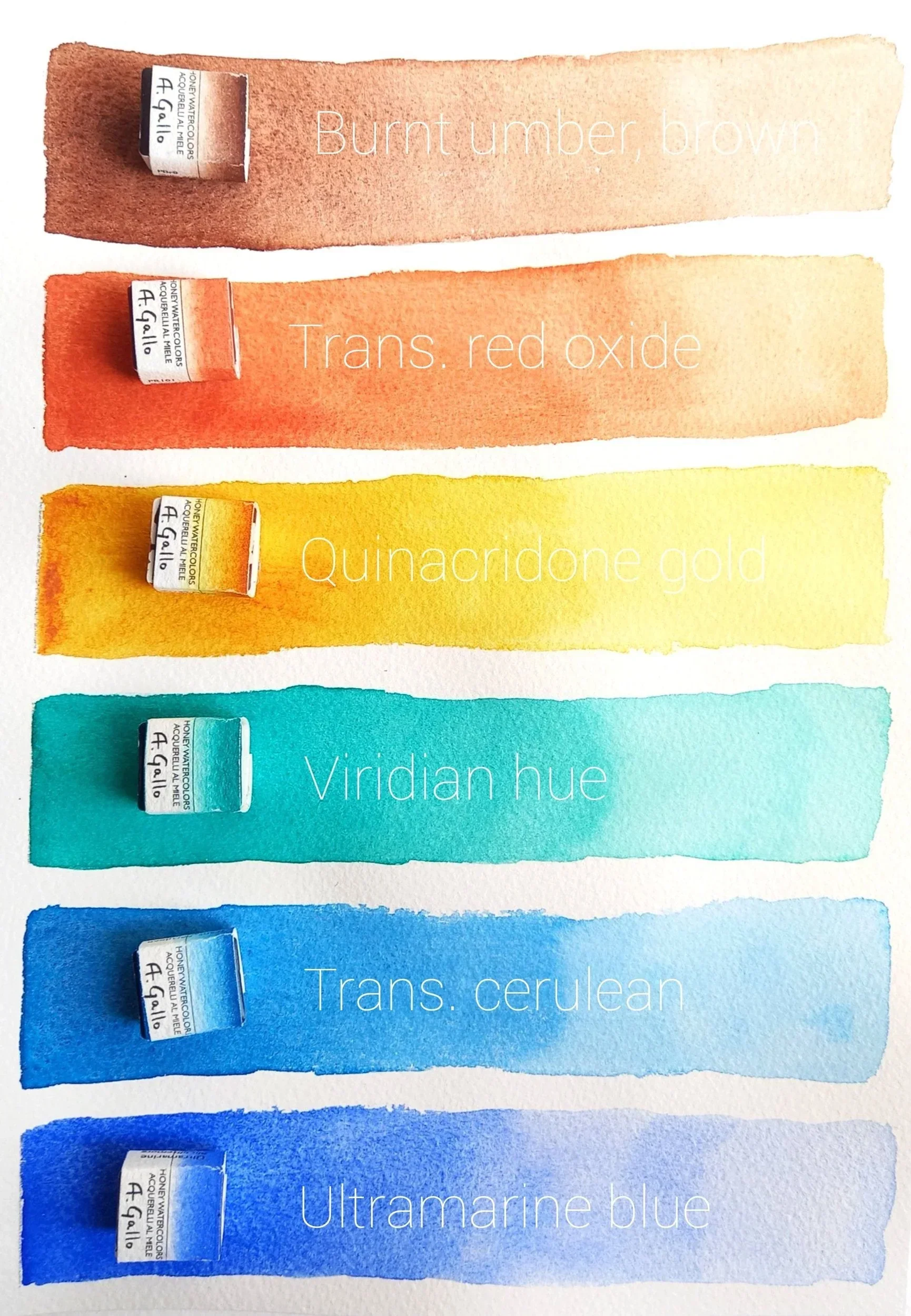 Mixing Palette - Handmade Watercolor set - Image 5