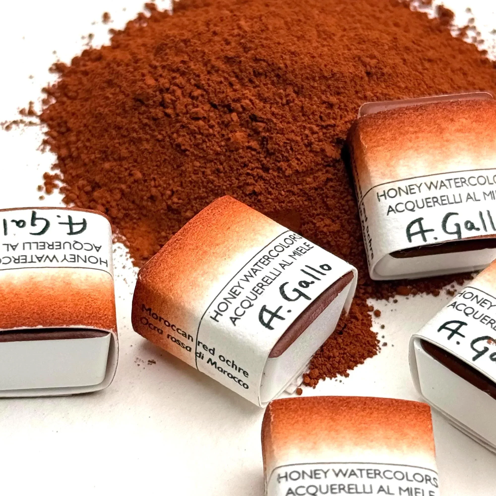 Moroccan red ochre - Half pan - Image 2