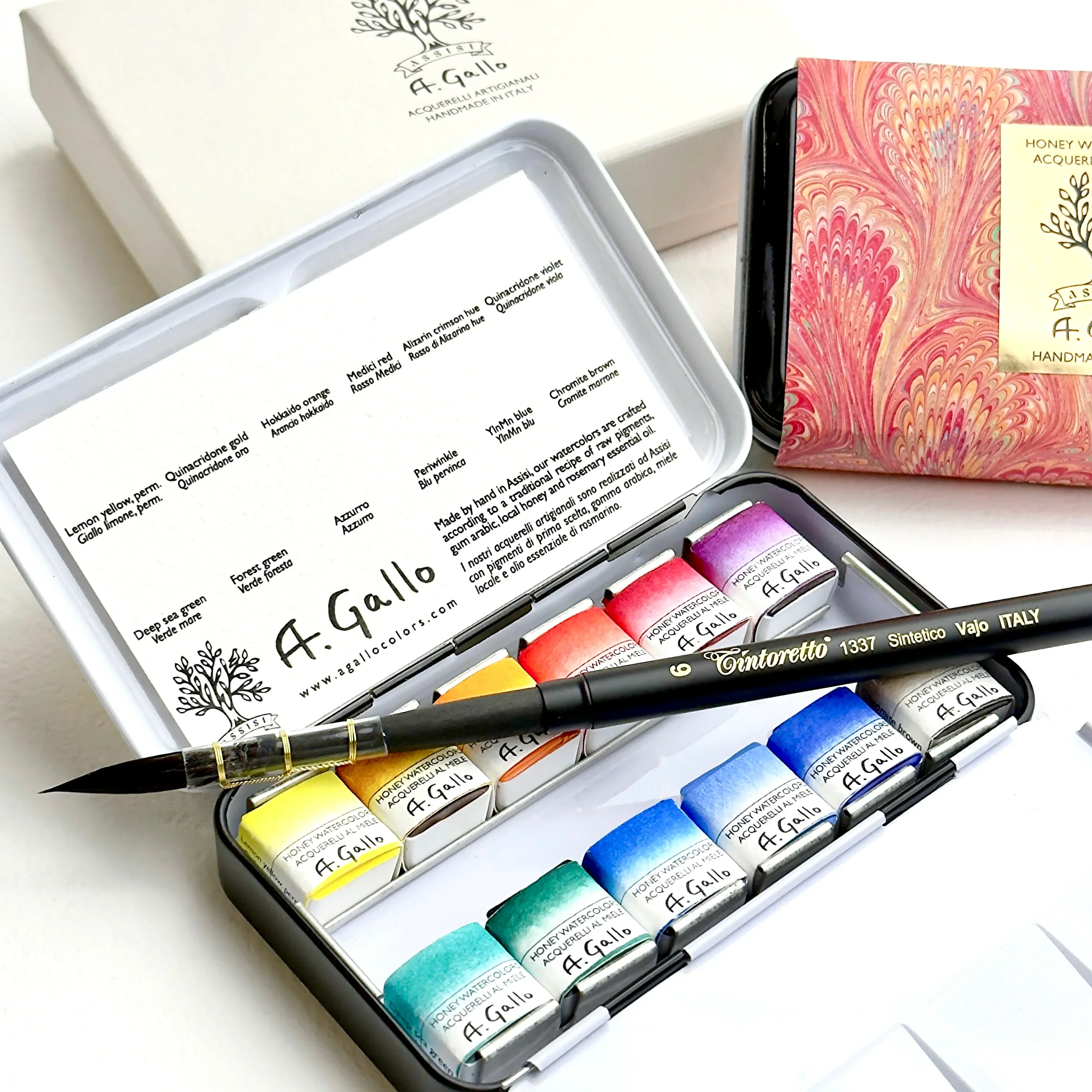 Signature 2 with Yln Mn blue - Handmade watercolor set - Image 3
