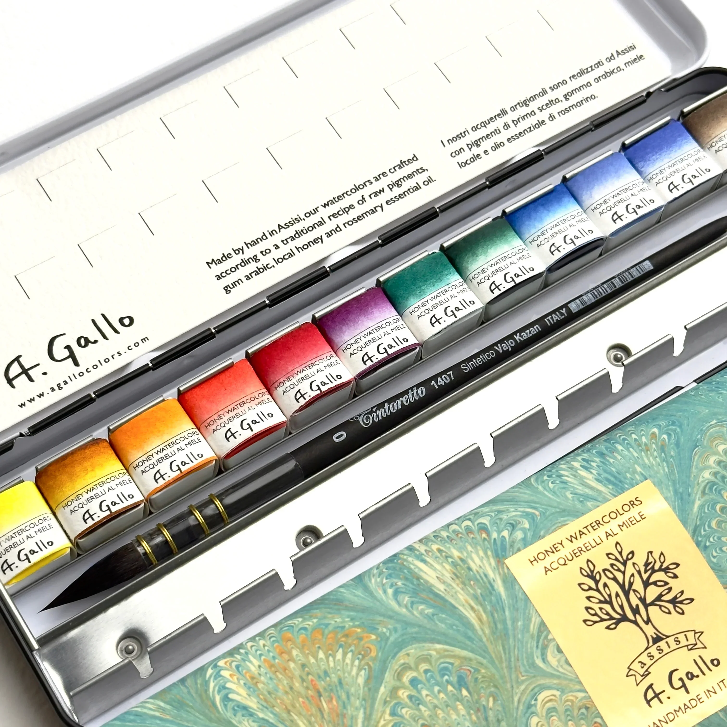 Signature 2 with Yln Mn blue - Handmade watercolor set - Image 6