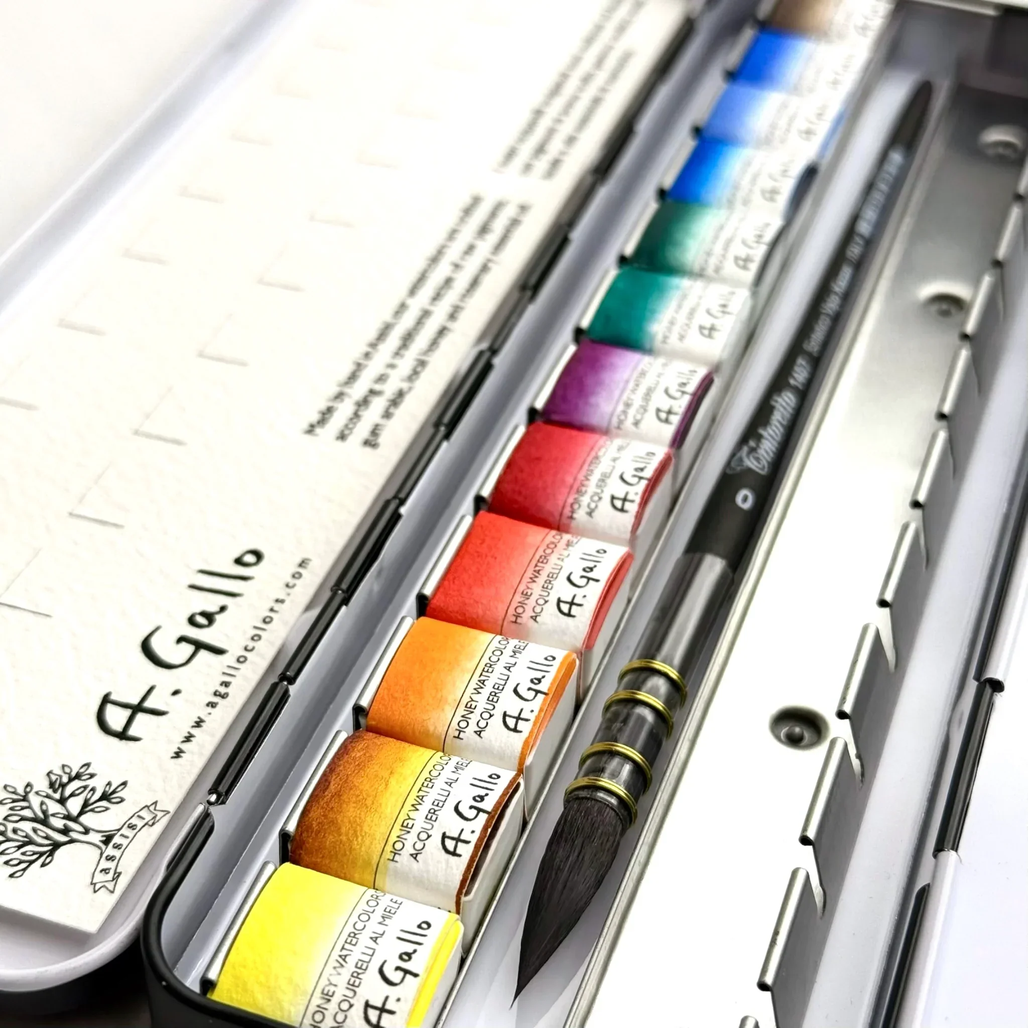 Signature 2 with Yln Mn blue - Handmade watercolor set - Image 7