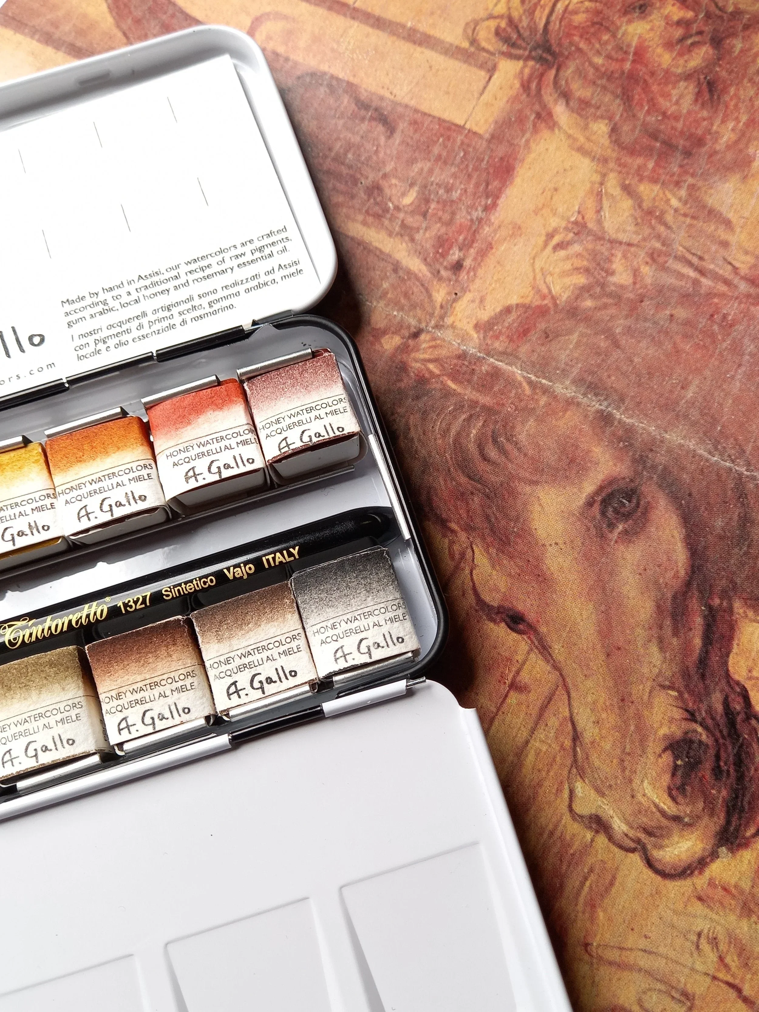 Sinopia palette - Handmade Watercolor Set - Image 3