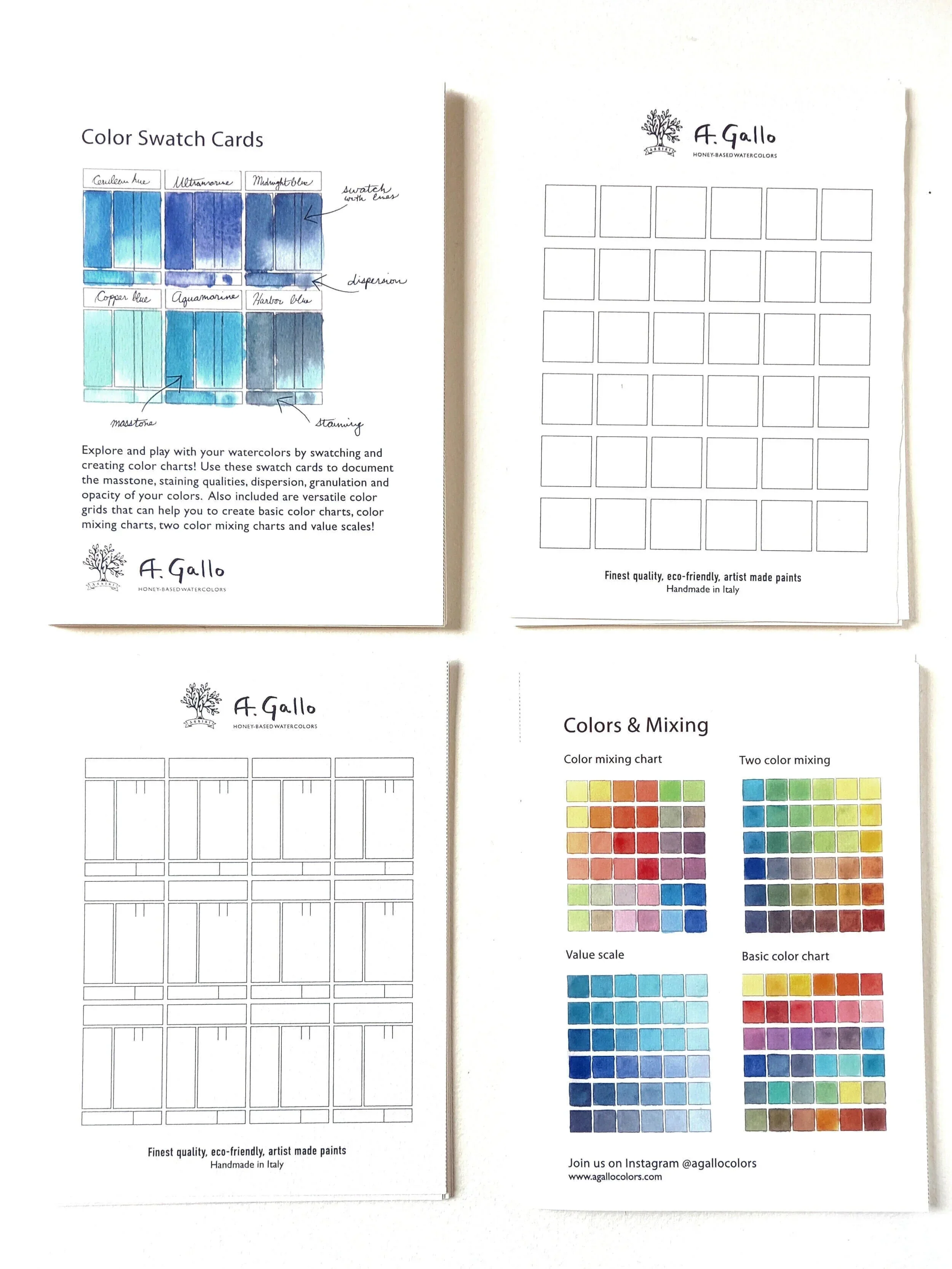 Swatch card and color chart paper pack - Image 3