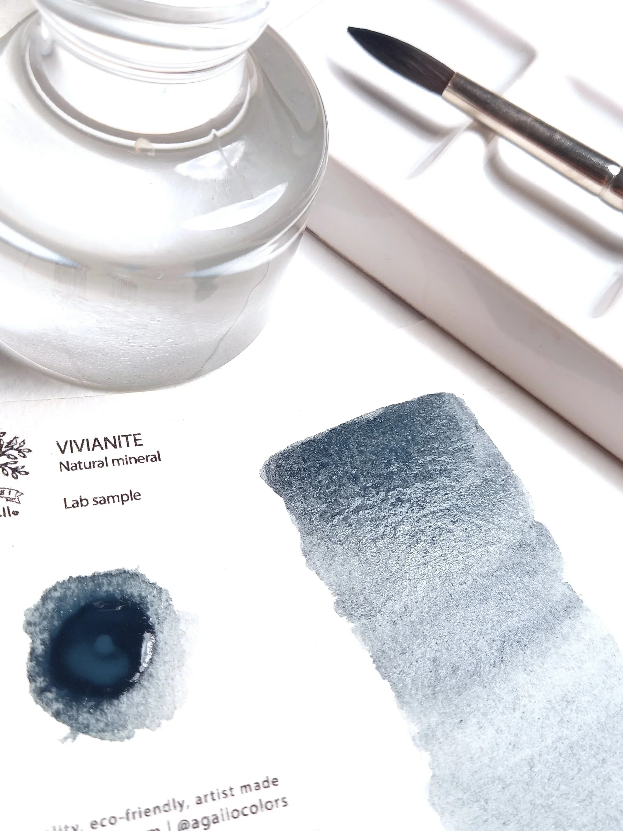 Vivianite - Half pan - Image 4
